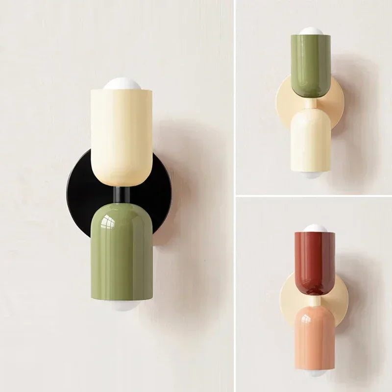 The Nordic Pop | Minimalist Matte Wall Sconce