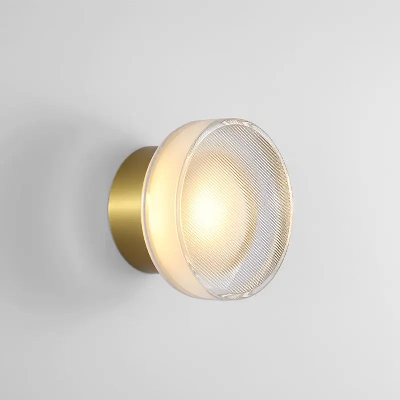 Modern Spanish Glass LED Wall Lamp - Luxury Decorative Sconce