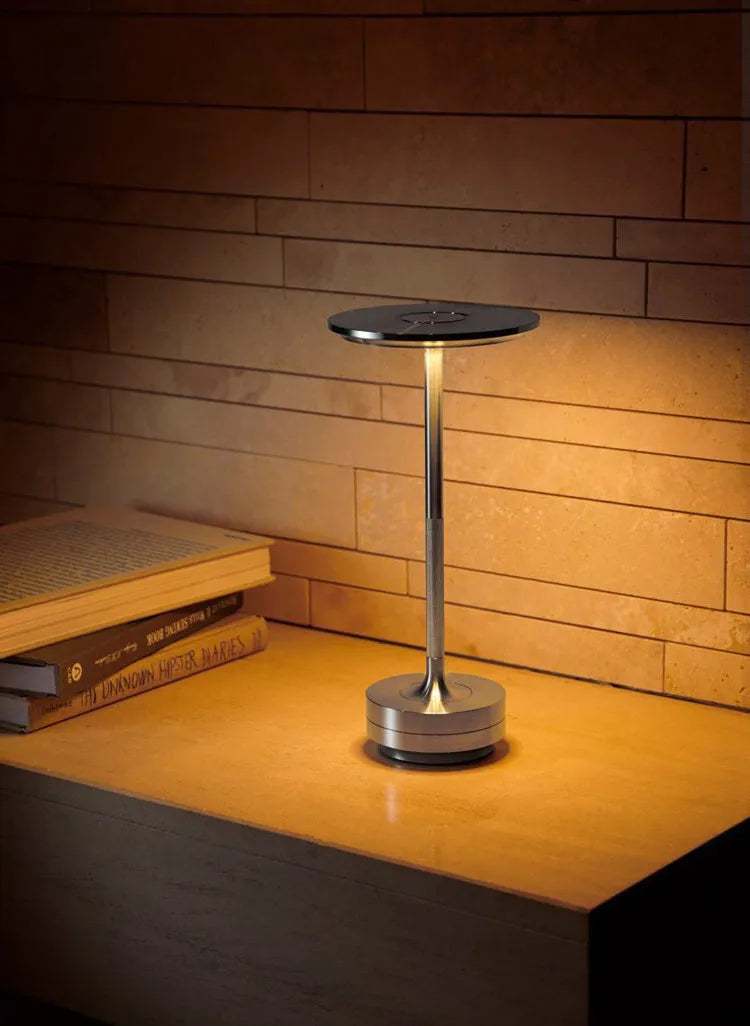 Nomad Glow: Portable Rechargeable Desk Lamp Wireless Ambience: Creative Touch LED Bar Light