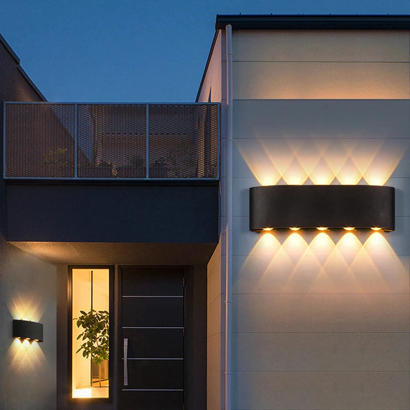 Linear Glow | Dual-Beam Indoor & Outdoor Wall Light