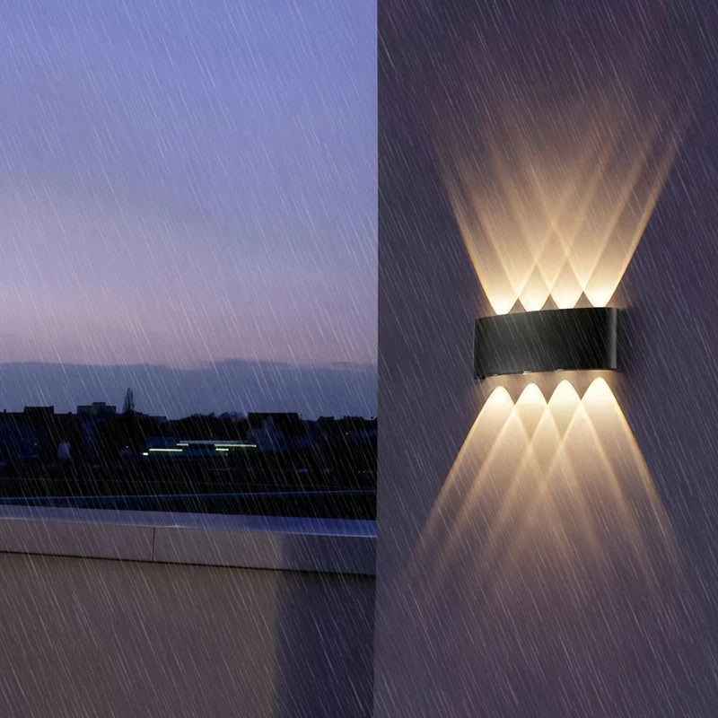Linear Glow | Dual-Beam Indoor & Outdoor Wall Light