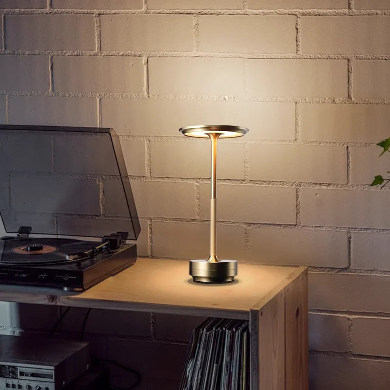 Nomad Glow: Portable Rechargeable Desk Lamp Wireless Ambience: Creative Touch LED Bar Light