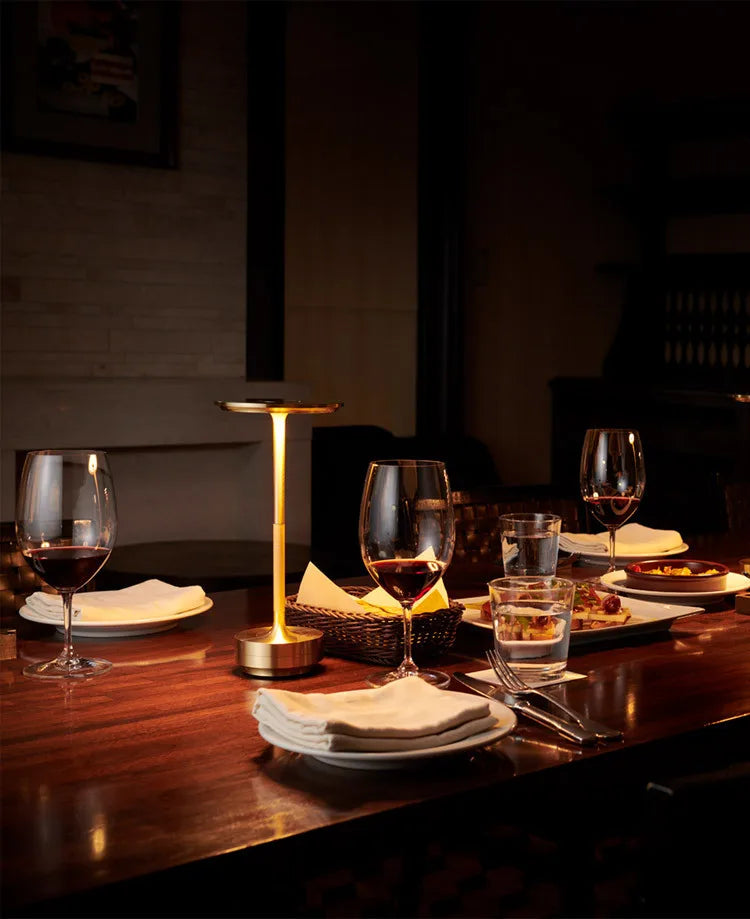 Nomad Glow: Portable Rechargeable Desk Lamp Wireless Ambience: Creative Touch LED Bar Light