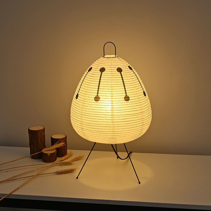 Modern Xuan Paper Table Lamp - Minimalist LED Bedside Light