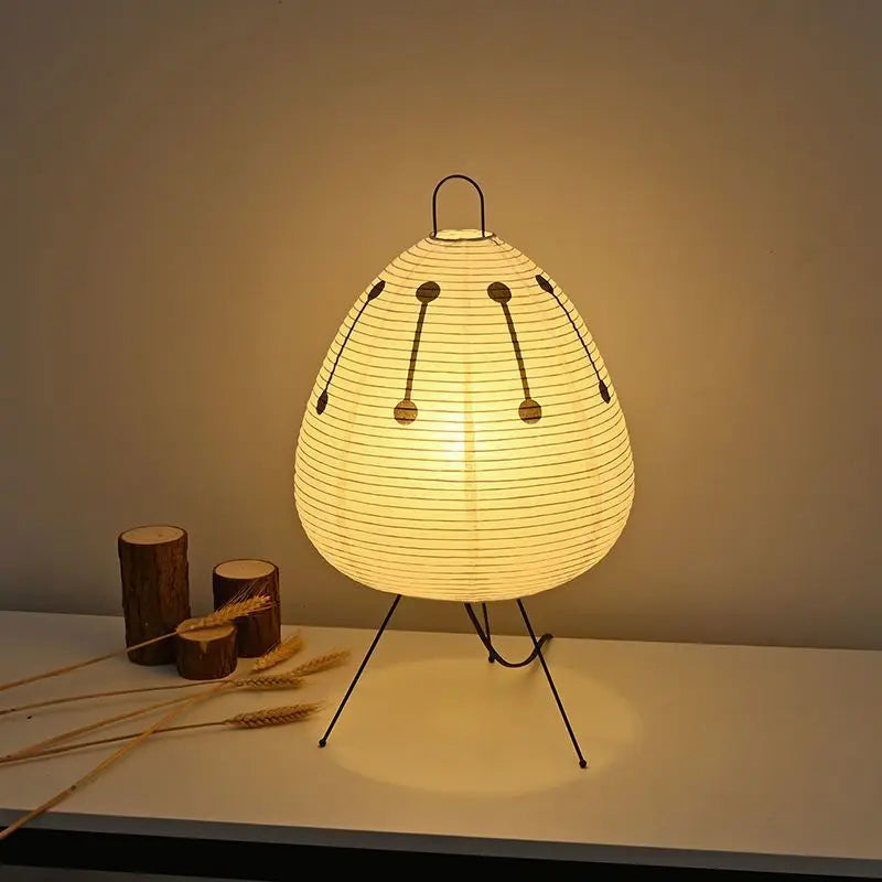 Modern Xuan Paper Table Lamp - Minimalist LED Bedside Light