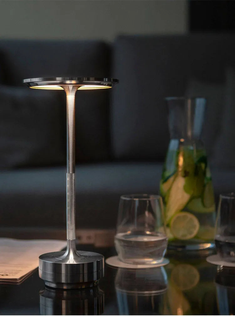 Nomad Glow: Portable Rechargeable Desk Lamp Wireless Ambience: Creative Touch LED Bar Light