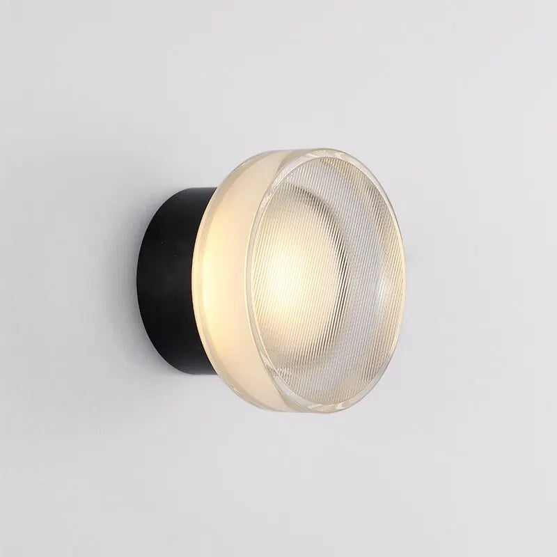 Modern Spanish Glass LED Wall Lamp - Luxury Decorative Sconce
