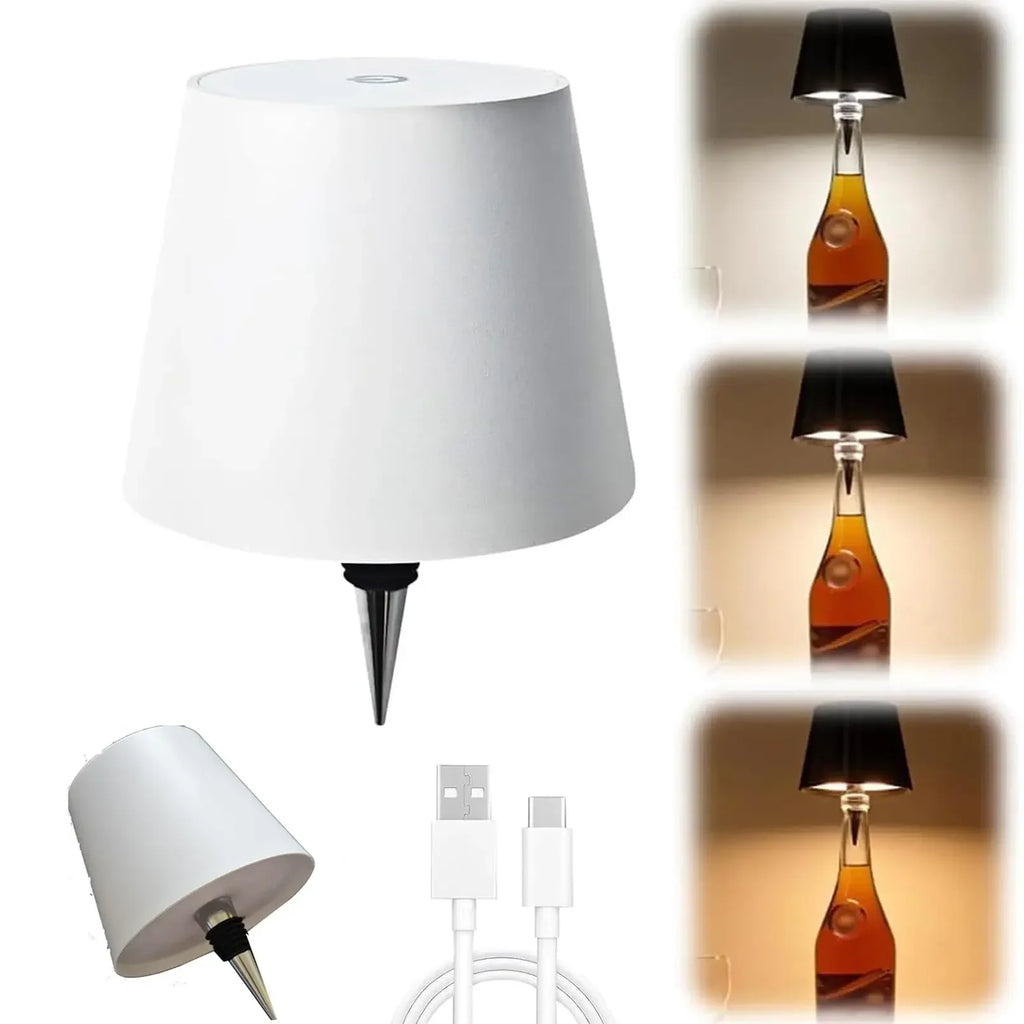 Bottle Glow | Wireless 3-Tone Touch Lamp