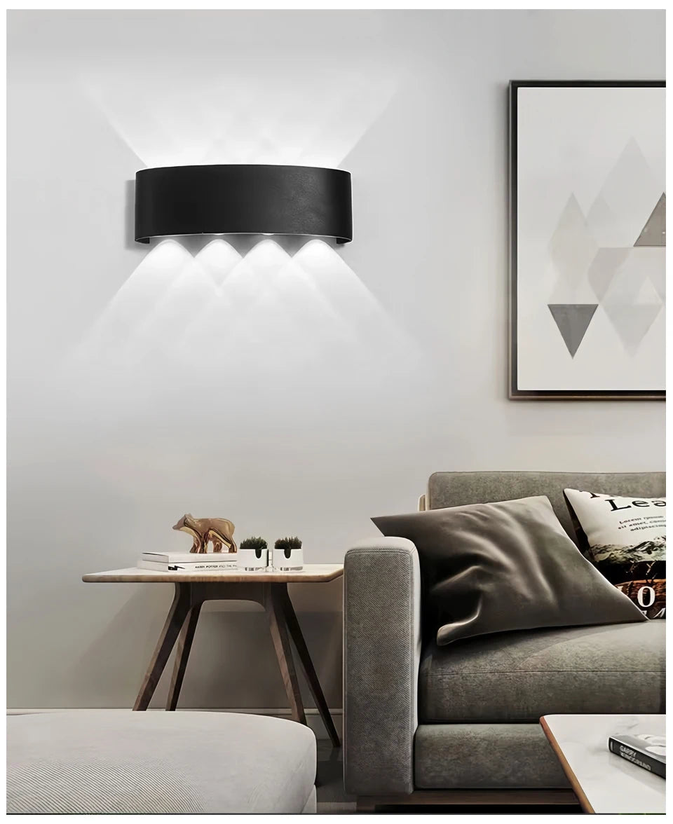 Linear Glow | Dual-Beam Indoor & Outdoor Wall Light