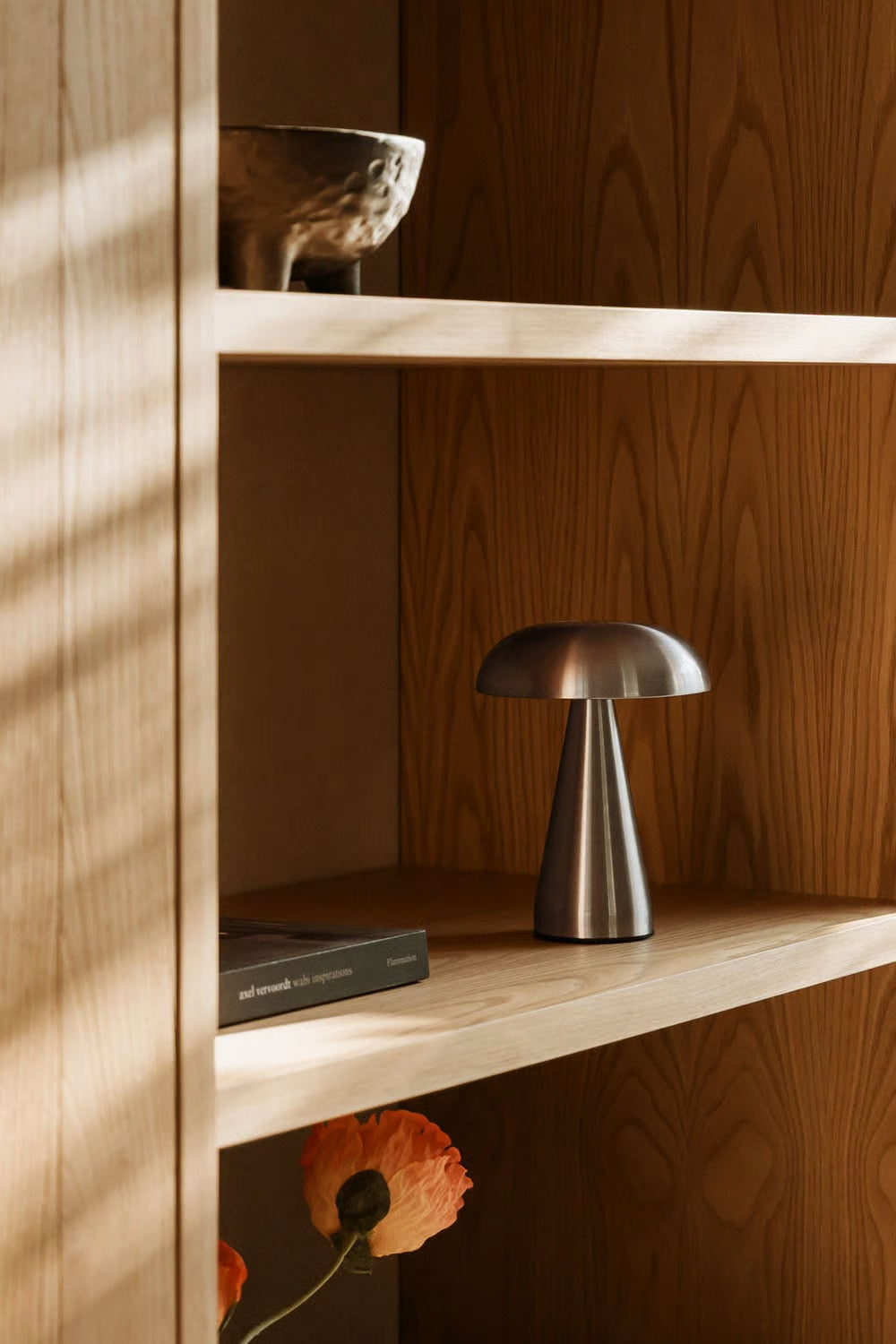 Mushroom Glow | Cordless Dimmable Bedside Lamp